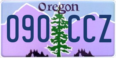 OR license plate 090CCZ