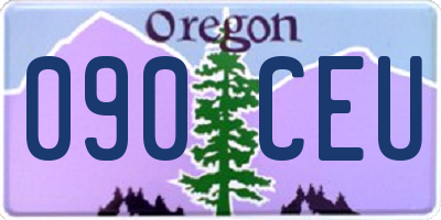 OR license plate 090CEU