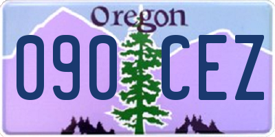 OR license plate 090CEZ