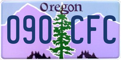 OR license plate 090CFC