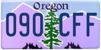 OR license plate 090CFF