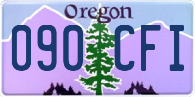 OR license plate 090CFI