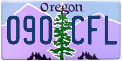 OR license plate 090CFL