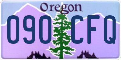 OR license plate 090CFQ