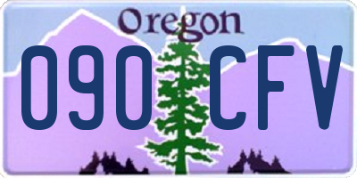 OR license plate 090CFV