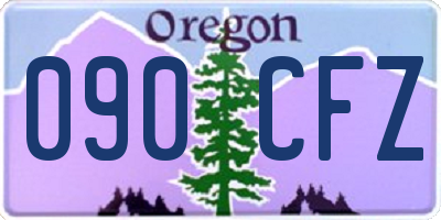 OR license plate 090CFZ