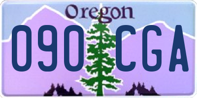 OR license plate 090CGA