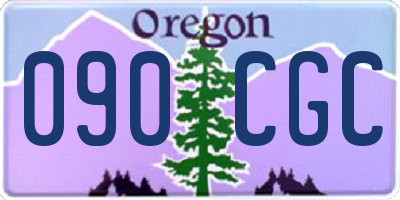 OR license plate 090CGC