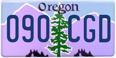 OR license plate 090CGD