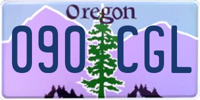 OR license plate 090CGL