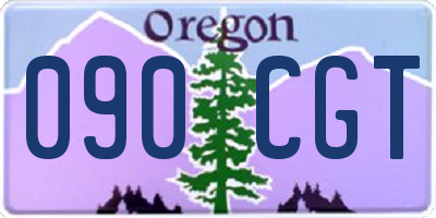 OR license plate 090CGT
