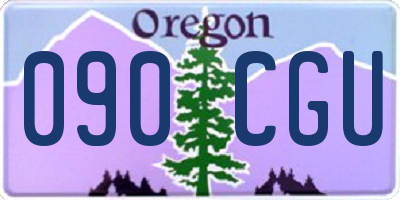 OR license plate 090CGU