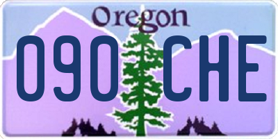 OR license plate 090CHE