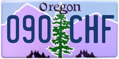 OR license plate 090CHF