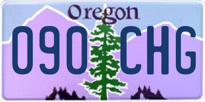 OR license plate 090CHG
