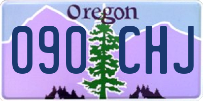 OR license plate 090CHJ
