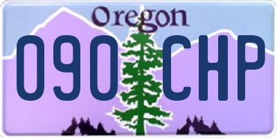 OR license plate 090CHP