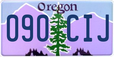OR license plate 090CIJ