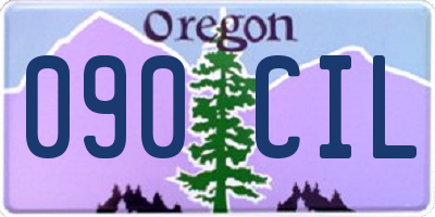 OR license plate 090CIL