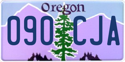 OR license plate 090CJA