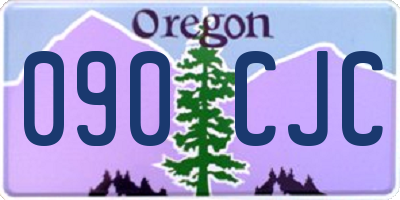 OR license plate 090CJC