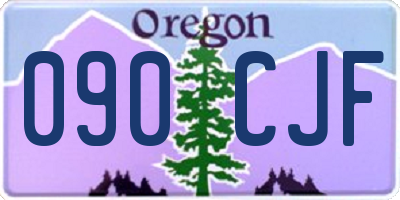 OR license plate 090CJF