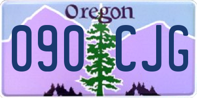 OR license plate 090CJG