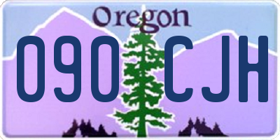 OR license plate 090CJH