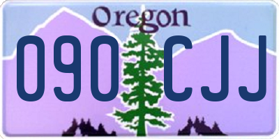 OR license plate 090CJJ