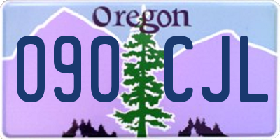 OR license plate 090CJL