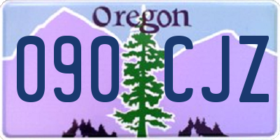 OR license plate 090CJZ