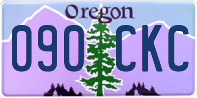 OR license plate 090CKC