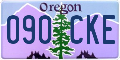 OR license plate 090CKE