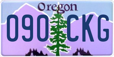 OR license plate 090CKG