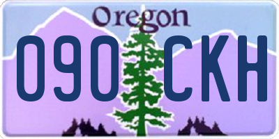 OR license plate 090CKH