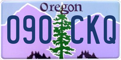 OR license plate 090CKQ