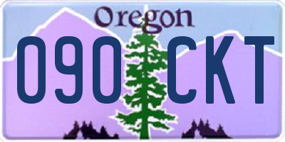 OR license plate 090CKT