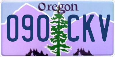 OR license plate 090CKV