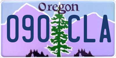 OR license plate 090CLA