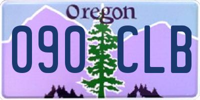 OR license plate 090CLB
