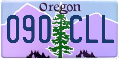 OR license plate 090CLL