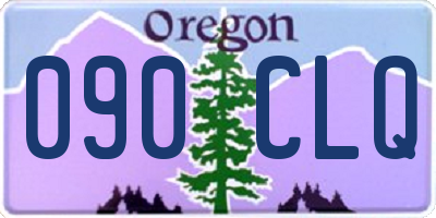 OR license plate 090CLQ