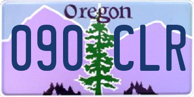 OR license plate 090CLR