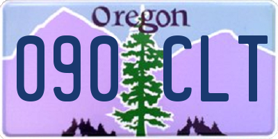 OR license plate 090CLT