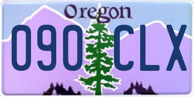 OR license plate 090CLX