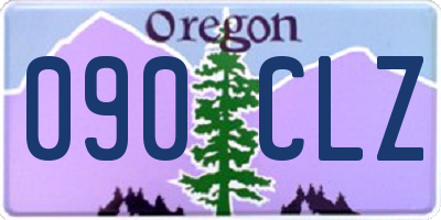 OR license plate 090CLZ