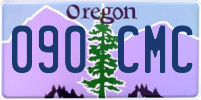 OR license plate 090CMC