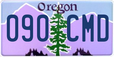 OR license plate 090CMD