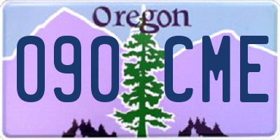 OR license plate 090CME