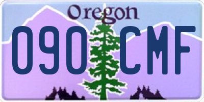 OR license plate 090CMF